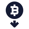Bitcoin Down 01 icon preview