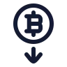Bitcoin Down 01 icon preview