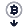 Bitcoin Down 01 icon preview