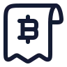 Bitcoin Invoice icon preview