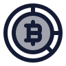 Bitcoin Pie Chart icon preview