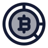 Bitcoin Pie Chart icon preview