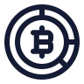 Bitcoin Pie Chart icon preview
