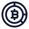 Bitcoin Pie Chart icon preview