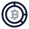 Bitcoin Pie Chart icon preview