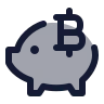 Bitcoin Piggy Bank icon preview