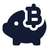 Bitcoin Piggy Bank icon preview