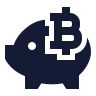 Bitcoin Piggy Bank icon preview