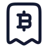 Bitcoin Receipt icon preview