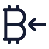 Bitcoin Receive icon preview