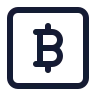 Bitcoin Rectangle icon preview