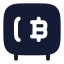 Bitcoinsafe icon with solid rounded style
