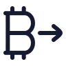 Bitcoin Send icon preview