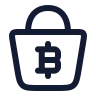 Bitcoin Shopping icon preview