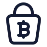 Bitcoin Shopping icon preview