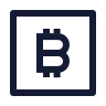 Bitcoin Square icon preview