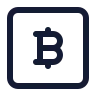 Bitcoin Square icon preview