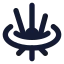 Blackhole icon with solid standard style