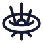 Blackhole icon with stroke standard style