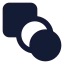 Blend icon with solid standard style