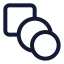 Blend icon with stroke standard style