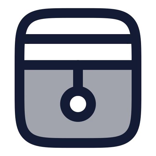 Blinds Icon in Duotone Rounded style