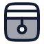 Blinds icon with duotone rounded style