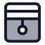 Blinds icon with duotone standard style