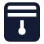 Blinds icon with solid standard style