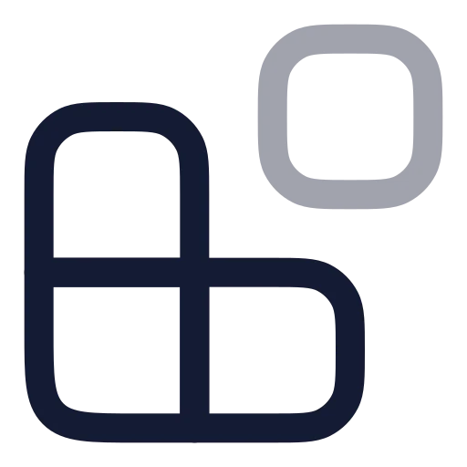 Blocks Icon in Twotone Rounded style