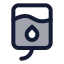 Bloodbag icon with duotone standard style