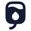 Bloodbag icon with solid rounded style