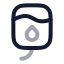 Bloodbag icon with twotone rounded style