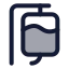 Bloodbottle icon with duotone standard style