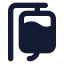 Bloodbottle icon with solid standard style