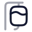 Bloodbottle icon with twotone rounded style
