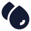 Blood icon with solid sharp style