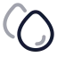 Blood icon with twotone rounded style