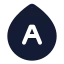 Bloodtype icon with solid standard style
