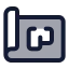 Blueprint icon with duotone standard style