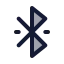 Bluetoothconnected icon with duotone standard style