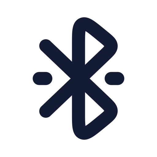 Bluetooth Connected Icon in Solid Rounded style