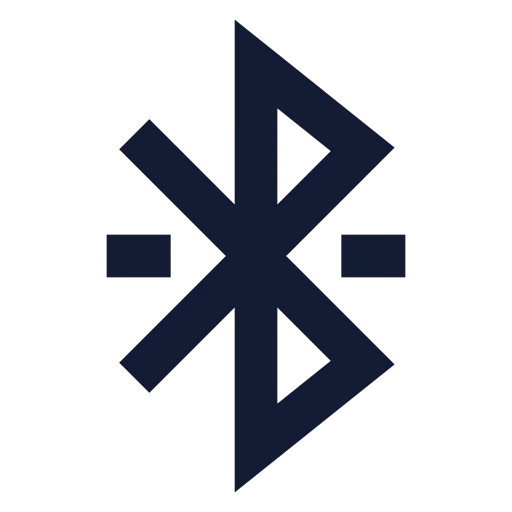 Bluetooth Connected Icon in Solid Sharp style