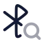 Bluetoothsearch icon with twotone rounded style