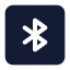 Bluetoothsquare icon with solid standard style