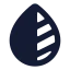 Blur icon with solid rounded style