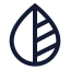 Blur icon with stroke sharp style