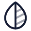 Blur icon with twotone rounded style