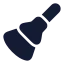 Blushbrush icon with solid rounded style