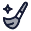 Blushbrush icon with duotone rounded style